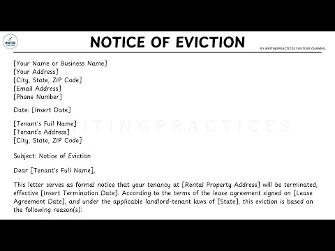 Essential Information on Eviction Notice Paper Templates