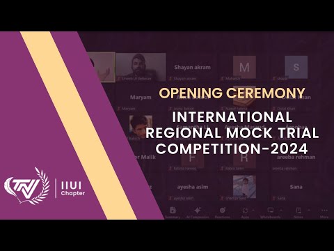 International Mock Trial Competitions and Opportunities for Participants