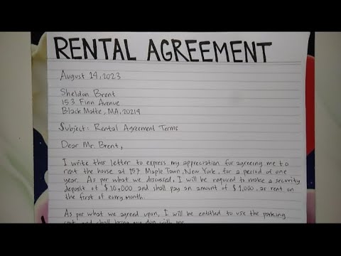 House Rent Agreement Termination Letter Template and Instructions