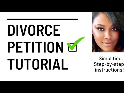 Step-by-Step Instructions for Completing Divorce Papers