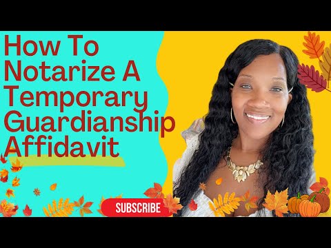 Comprehensive Guardianship Notary Form Information
