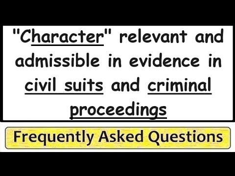 How Bad Character Evidence Can Impact Civil Proceedings