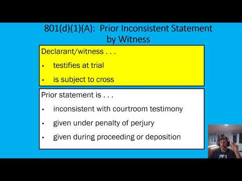 Analyzing Inconsistent Statements in Court Proceedings