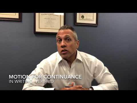 Understanding the concept of continuance in court