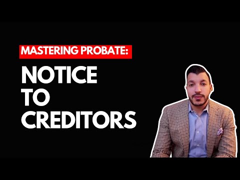 Executor Notice to Creditors: Key Information for Estate Administration