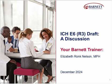 ICHE6 Section 8 Overview and Key Requirements