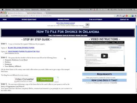 Download Free Divorce Papers in PDF Format