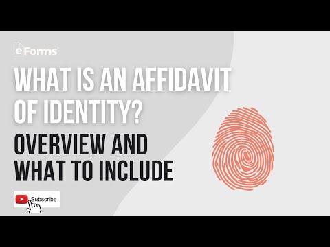 Affidavit of Identifying Witness: A Comprehensive Overview for Legal Purposes