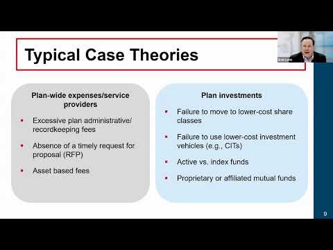 ERISA Excessive Fee Litigation and Its Implications