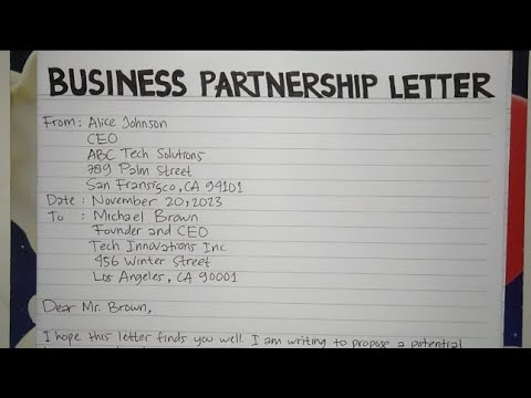 How to Draft an Effective Business Agreement Letter