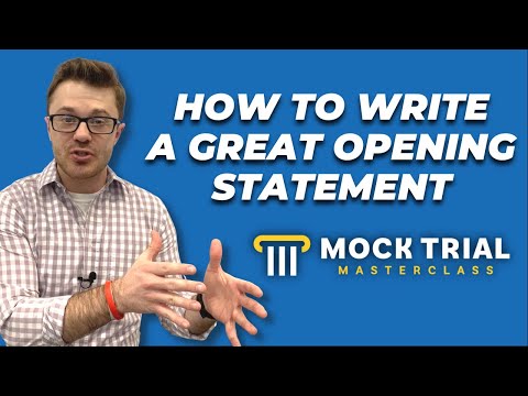 Crafting an Impactful Defense Opening Statement