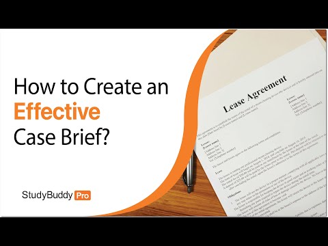 How to Write an Effective Case Brief for Your Website