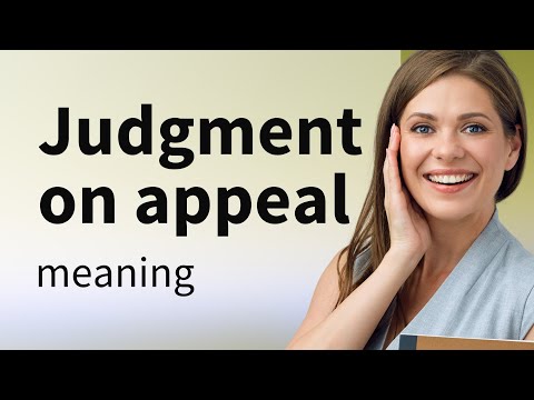 Understanding the Role of an Appeal Judge in Legal Proceedings