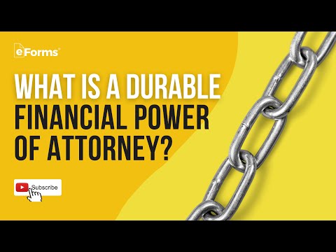 Durable Financial Power of Attorney Importance and Benefits
