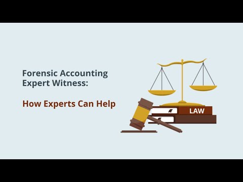 Forensic Accounting Services for Expert Witness Testimony