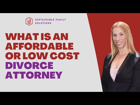 Affordable Divorce Representation with No Retainer Fee