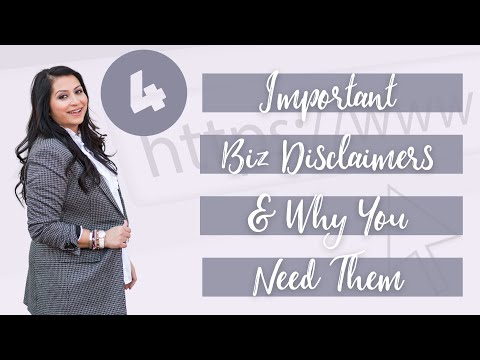 Essential Information on Disclaimer Notices for Businesses and Websites