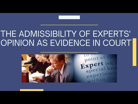 Role of an Expert Witness Under the Indian Evidence Act