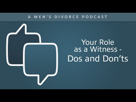 The Role of a Corroborating Witness in Divorce Proceedings