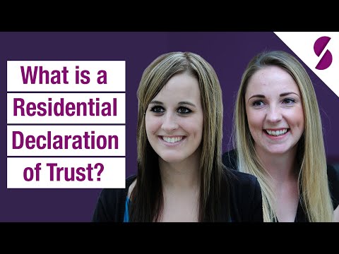 Declaration of Trust for Tenants in Common Explained