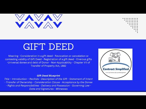 Deed of Gift Template for Easy Asset Transfer