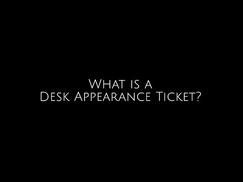 What to Do If You Lost Your Desk Appearance Ticket
