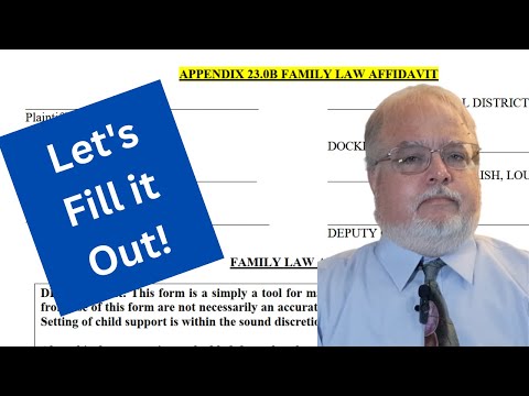 Essential Guide to Creating a Family Law Affidavit