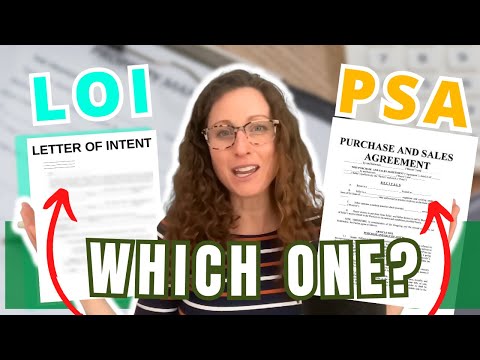 Intent to Purchase Business Agreement Template and Overview