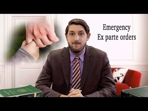 Comprehensive Overview of Ex Parte Orders and Their Legal Implications