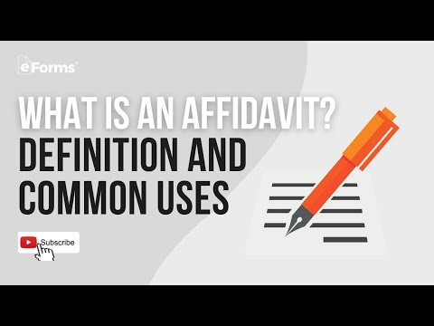Understanding the Importance of an Affidavit in Law