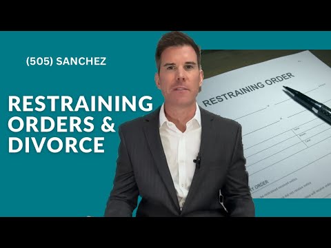 Divorce Restraining Order Process and Implications