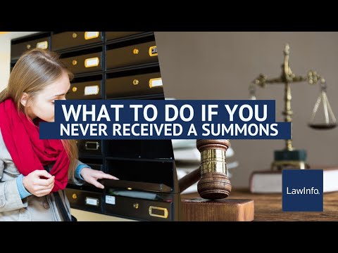 What to Do If You Were Never Served a Summons