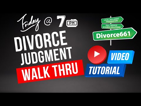Consent Judgment of Divorce Form: Complete Template and Instructions