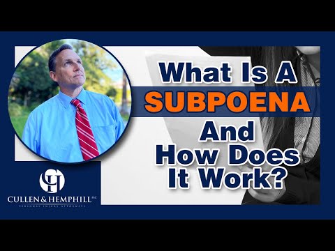 Understanding the Subpoena Process: What You Need to Know