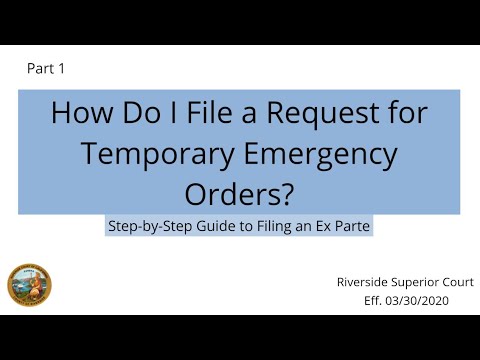 How to File an Emergency Custody Order: Step-by-Step Instructions