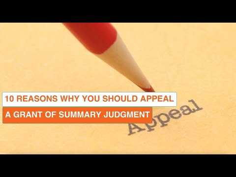 Mastering the Art of Crafting an Effective Appeal Summary Judgment