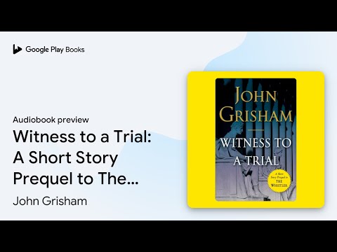 Summary of John Grisham's Witness to a Trial Analysis