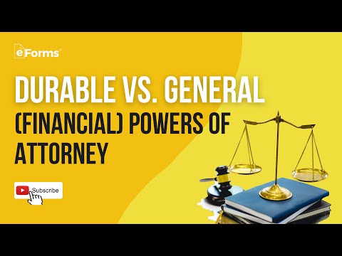 Durable General Power of Attorney: Key Benefits and Considerations