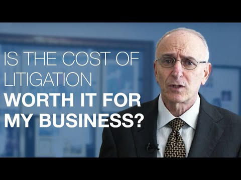 The typical cost of litigating a case