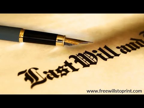 Download Free Printable Last Will and Testament Blank Forms