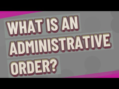 Understanding the CC CS Administrative Order