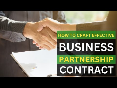 How to Craft an Effective Business Partnership Agreement for Success