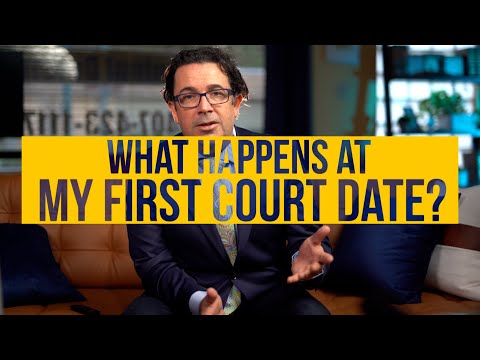 What to Expect at Your First Court Hearing