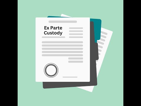 Ex Parte Custody Order: Key Considerations and Legal Implications