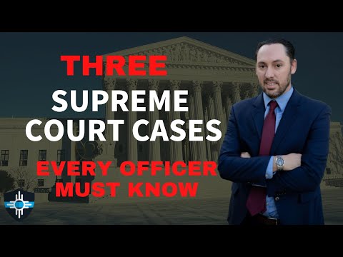 Essential Case Law Reference for Law Enforcement Personnel