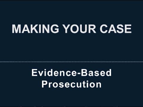 Evidence-Based Approaches in Prosecution Practices