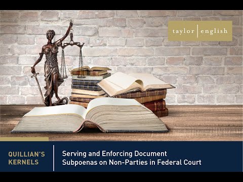 Navigating Out-of-State Federal Court Subpoenas