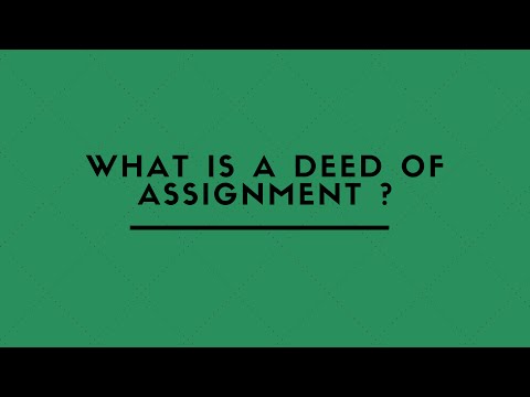 Comprehensive Overview of Deed of Assignment of Rights