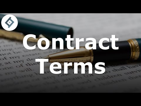 Understanding the Basics of Contract Law Terms and Conditions