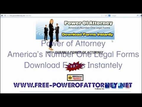Free Downloadable Durable Power of Attorney Form for Easy Use